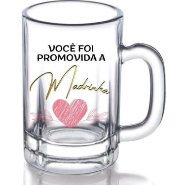 Imagem de 01 Caneca Taberna Padrinhos Casamento Batizado Batismo Lembrancinha Di