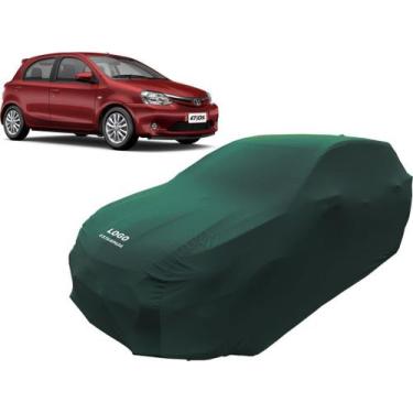 Imagem de Capa Para Cobrir Carro Toyota Etios Hatch Automotiva - Mz, Verde