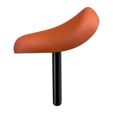 Imagem de Deevoka Crianças selim de bicicleta sela com pós confortável versátil ergonômico macio parte equilíbrio assento da bicicleta para ciclismo ao ar livre, Marrom