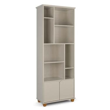 Imagem de Livreiro Estante Multiuso 2 Portas 8 Nichos 71x185x35 Taurus Patrimar 