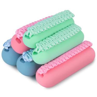 Imagem de Hikeen Conjunto de pesos de mão, peso de caminhada de 6 (0,5 kg, 0,9 kg, 1,4 kg cada) conjuntos de halteres macios para mulheres e homens, halteres de caminhada com alça de mão para aeróbica, corrida,