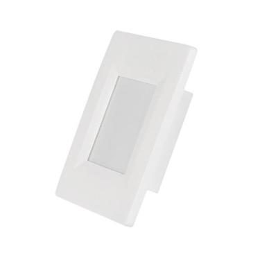 Imagem de Balizador Litten Led 4X2 De Embutir 2W 3000K Branco - Blumenau, Branco