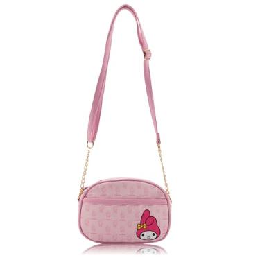 Imagem de Bolsa tiracolo feminina Sanrio My Melody | My Melody Vinyl Bolsa de ombro feminina | Acessórios My Melody para meninas, My Melody