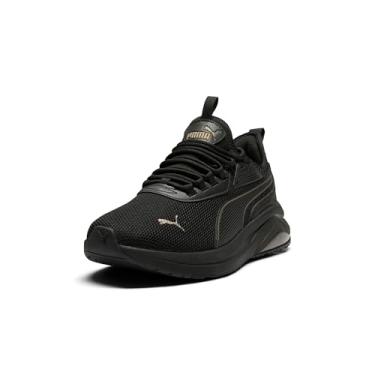 Imagem de PUMA Tênis feminino amplificador, Preto, dourado, 10 Wide
