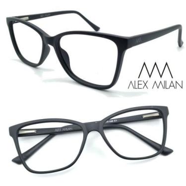 Imagem de Armação de Grau Oculos Feminino Alex Milan AM041, 5032c1