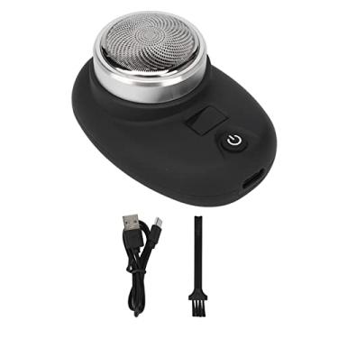 Imagem de Aparador de barba para homens, barbeadores elétricos para homens, rosto, bigode, nariz, corpo, aparador de pelos para homens (Frosted Black)