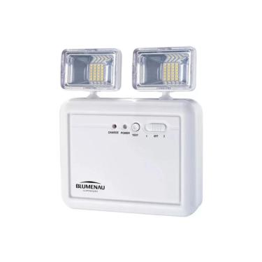 Imagem de Bloco de Emergência Autônomo Led 2200 Lumens com Bat. Selada Blumenau Iluminação