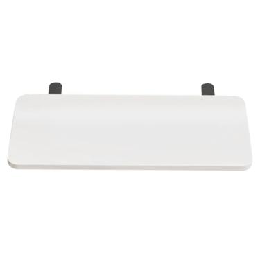Imagem de YWJLQH Bandeja de teclado para o teclado da mesa Extender Anexo de extensão multifuncional 19.69x7.87inch Expansiona de descanso de braço dobrável, Branco