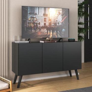 Imagem de Rack Retrô para TV até 32 Polegadas com 3 Portas Multimóveis MP1067, P