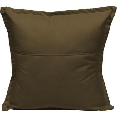 Imagem de Almofada Cheia para sofá Sala Quarto decorativa 42,5x42,5 Suede - Cliq