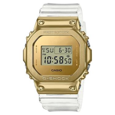 Imagem de Relógio Casio Masculino G-Shock Caixa em Aço Inox Dourado GM-5600SG-9DR