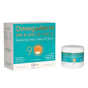 Imagem de Omegaderm 90% epa & dha 500 mg 30 capsulas - Inovet