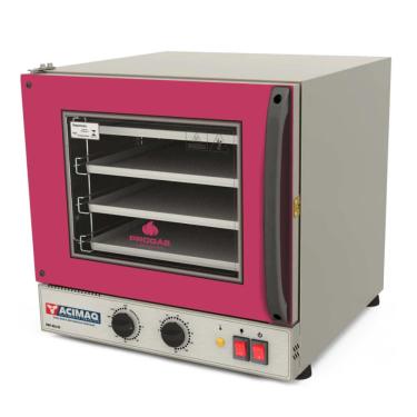 Imagem de Forno Industrial Turbo Eletrico Fast Oven Prp-004 Vermelho 127V - Progas