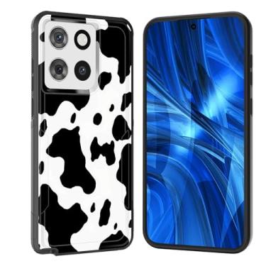 Imagem de JHYYTUJTYP Capa para Moto G Stylus 5G 2025, [Teste de queda de grau militar] Capa protetora resistente à prova de choque resistente para Motorola Moto G Stylus 5G 2025, estampa de vaca