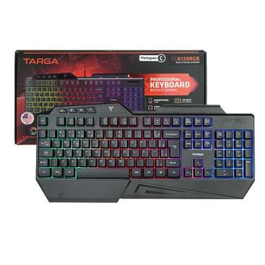 Imagem de Teclado Gamer Rgb Com Teclas Antighosting Conexão USB Apoio Para Smart