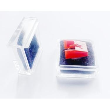 Imagem de Uma nova agulha Stylus de substituição de cartucho de toca-discos encaixotado para Sanyo ST66D ST67D ST85J MG66G MG67G MG85J serve para Kenwood V68 N68 CN108, KD 26 R, LP vinil gramofone fonógrafo