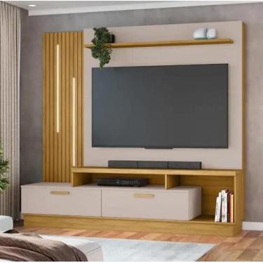 Imagem de Home Para Tv Até 65" Despertar JCM Movelaria - Nature/Off