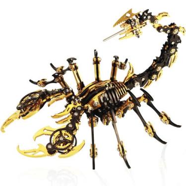 Imagem de Metal Puzzle YUEZUDPO Scorpion, kits de modelos de metal 3D para adult
