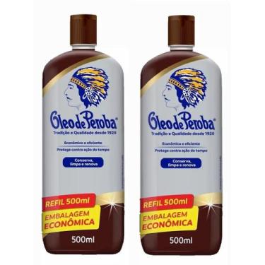 Imagem de Kit 02 Frascos Oleo De Peroba King 500ml Tradicional