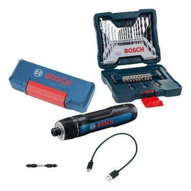 Imagem de Parafusadeira Bosch Go 3a Geração 3,6v Bit Com Kit 33 Peças