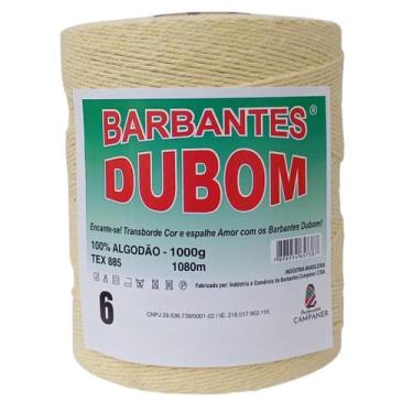 Imagem de Barbante Dubom Amarelo Bebê - 1 Kg Fio 6 - Barbantes DUBOM