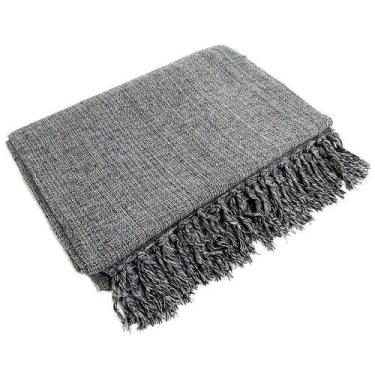 Imagem de Manta Para Sofá Em Algodão Cinza Mesclado 2,40 X 1,80 - NEW SHOP TÊXTI