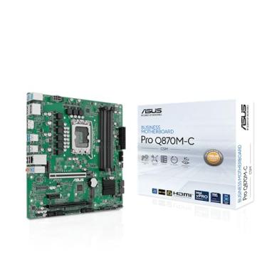 Imagem de ASUS Soquete para placa-mãe PRO Q870M-CSM Business Intel LGA 1851 (Micro-ATX, Intel VPro, memória DDR5, PCIe 5.0, Q-LED Core, ASUS Control Center Express, SafeSlot)