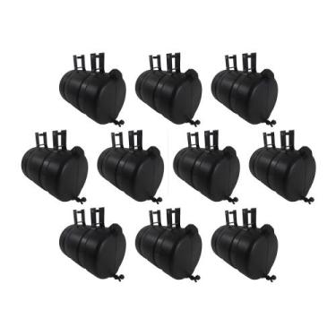 Imagem de Corote Barrica Agua Caminhão 26 Litros Preto C/Suporte 10un - Bepo