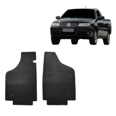 Imagem de Tapete Borracha da Cabine VW Saveiro 2000 até 2005 2 Peças - Carfloor