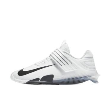 Imagem de Nike Tênis Savaleos para halterofilismo (CV5708-100, branco/cinza ferro/laranja laser/preto) tamanho 36