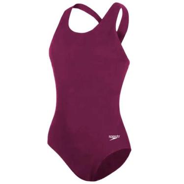 Imagem de Maiô Natação Cross II Speedo Feminino, Rosa, G