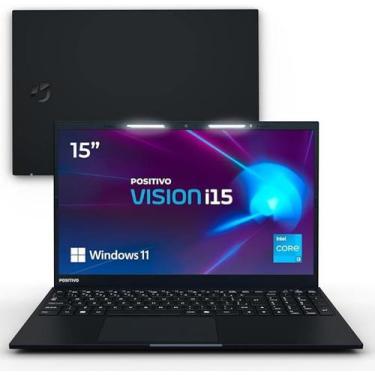 Imagem de Notebook Positivo Vision i15 Lumina Bar Core i3-N300, W11 - Geral, 256