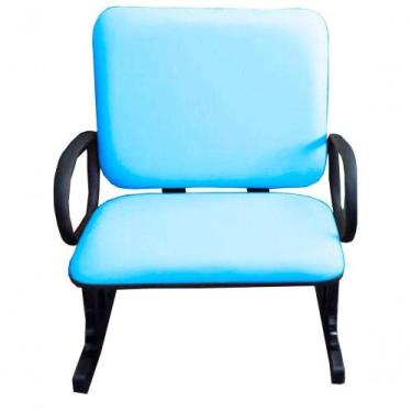 Imagem de Cadeira Para Escritório Para Obesos Até 250kg Azul - DESIGN OFFICE MÓV