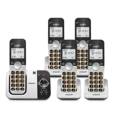 Imagem de Telefone Sem Fio VTech com Secretária Eletrônica - 5 Aparelhos