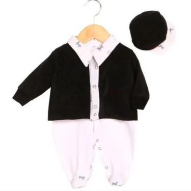 Imagem de Macacão Longo de Plush para Bebê Horse 03 peças - Happy Baby, P