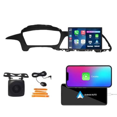 Imagem de KUNFINE Rádio Android CarPlay e Android Auto Autoradio Navegação veicular estéreo reprodutor multimídia GPS Touchscreen RDS DSP BT WiFi substituição para Hyundai Sonata 2015-2017, se aplicável