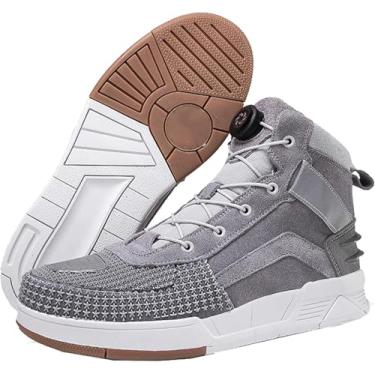 Imagem de Sapatos De Motociclismo, Botas Casuais De Esportes Motorizados Road Street, Design Anti-derrapante & Com Fivela Rotativa, Sapatos De Motocross Respiráveis, B, 46 EU