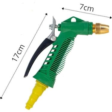 Imagem de Esguicho Para Mangueira Bico De Metal Ajuste de Alta Pressão Para Jardim