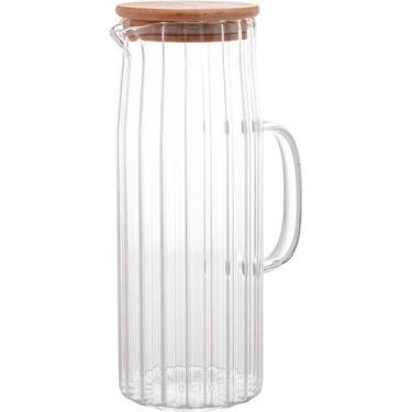 Imagem de Jarra de Vidro com Tampa em Bambu 1,1L 29079 - Wolff - LYOR, WOLFF, RO