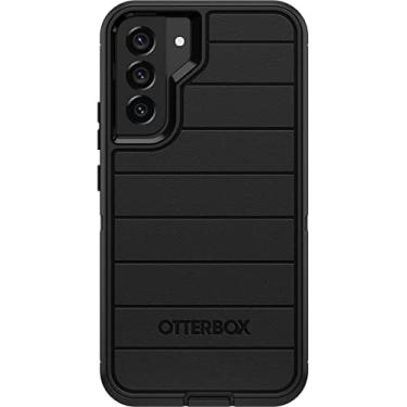 Imagem de OtterBox Capa resistente Defender para Samsung Galaxy S22 Plus, preta - Apenas capa protetora para celular, fina e à prova de choque, resistente, camada dupla anti-arranhões com carregamento sem fio