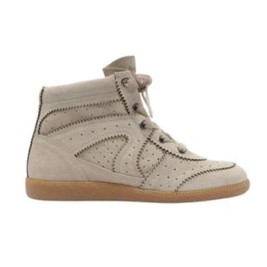 Imagem de Tênis Camurça Cano Médio Amarração Lançamento Arezzo Tamanho:37;Cor:-Feminino