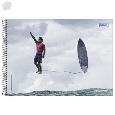 Imagem de Caderno Cartografia C/D 80 Fls Gabriel Medina - Tilibra