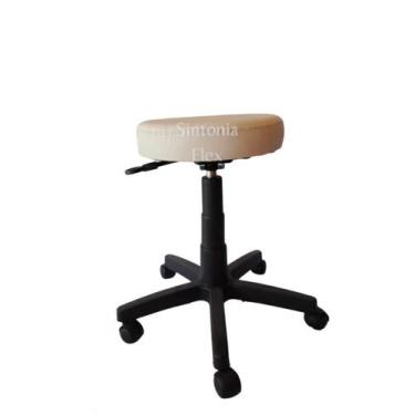 Imagem de Cadeira Mocho Sem Encosto Regulagem Altura Rodízio Corano - Sintonia F