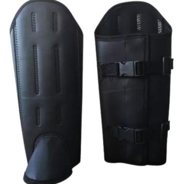 Imagem de Perneira 03 Talas tiras autocolantes 2 Fechos Proteção Reforçada Udise