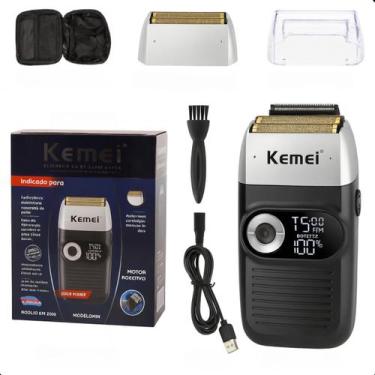 Imagem de Shaver Profissional Kemei Km 2026 USB Recarga Rápida - ROMI