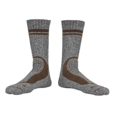 Imagem de Meia Curtlo Trail Cinza E Marrom 40/44