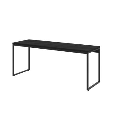 Imagem de Mesa Dynamica Diretor 180x60x75cm Preto ônix - Est.preta Preto ônix - Est.preta
