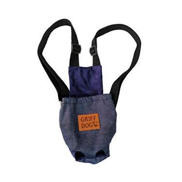 Imagem de Bolsa Canguru Griff Dog para Cães e Gatos Azul - Tam 2