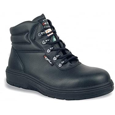 Imagem de COFRA Botas de segurança masculinas com cadarço aberto New Asphalt EH PR tamanho 19 cm preta, Preto, 9.5 Wide