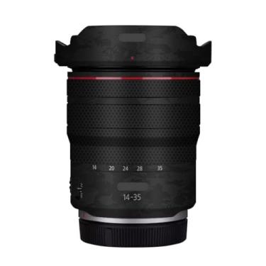 Imagem de RF 14-35 4 Adesivo de lente de câmera para Canon RF 14-35 mm F4 Macro Coat Wraps Película Protetor Vinil Decalque Skin (Knight Black)